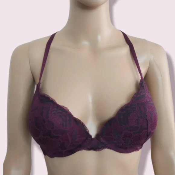 Lace Pattern La Senza Obsession Bra Sz 32D - Picture 7 of 8